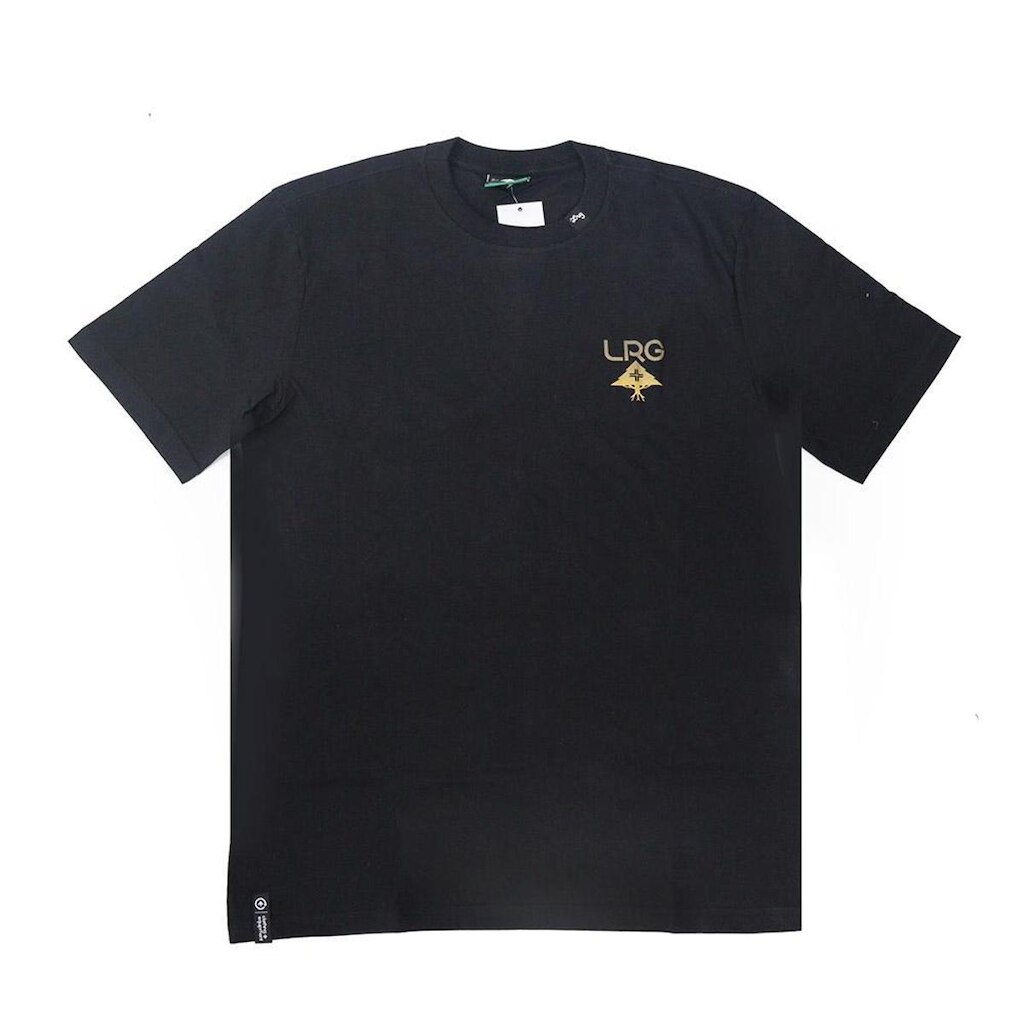 Camiseta LRG Logo Plus - Preto/Bege