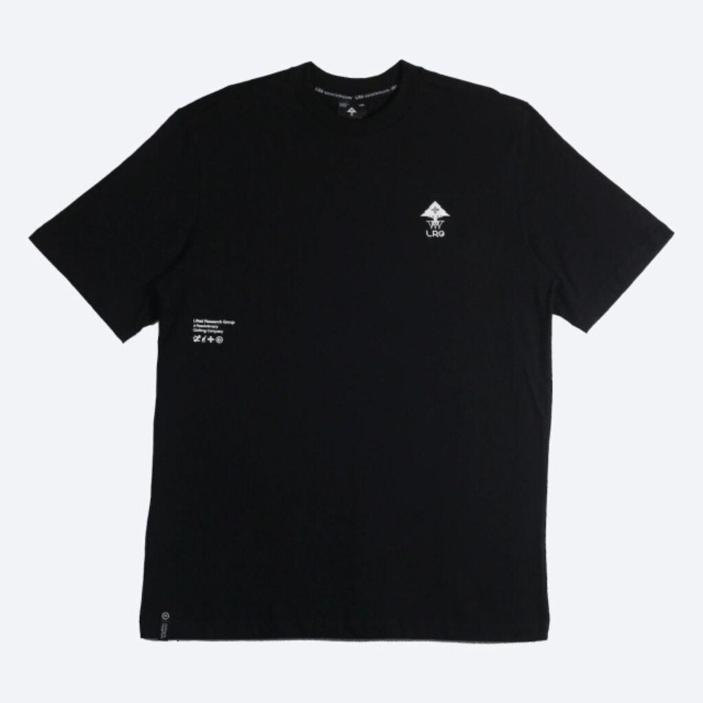 CAMISETA LRG OVERSIZE DOUBLE EQUIPT KNIT PRETO