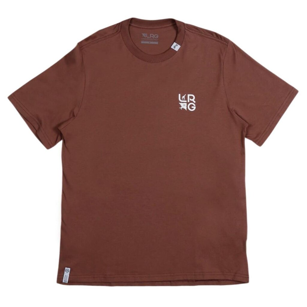 Camiseta Lrg Stay Stacked Marrom