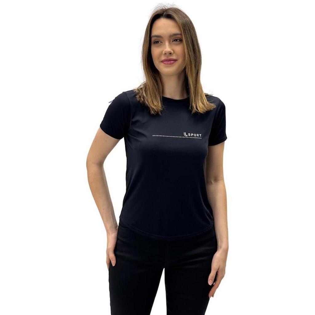 Camiseta Lupo Dry Manga Curta com Proteção 50+ Feminina