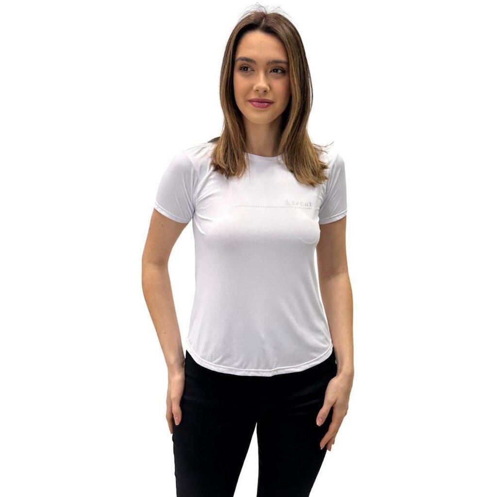 Camiseta Lupo Dry Manga Curta com Proteção 50+ Feminina