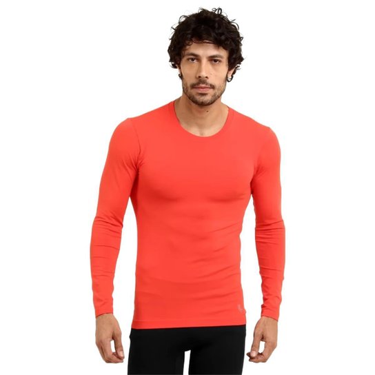 Camiseta Lupo Repelente M/L UV - Salmão Menor preço em Camiseta Lupo Repelente M/L UV - Salmão