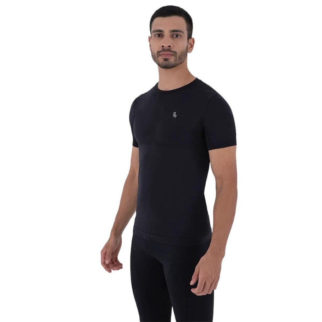 Camiseta Lupo Térmica I Power Masculino Preto