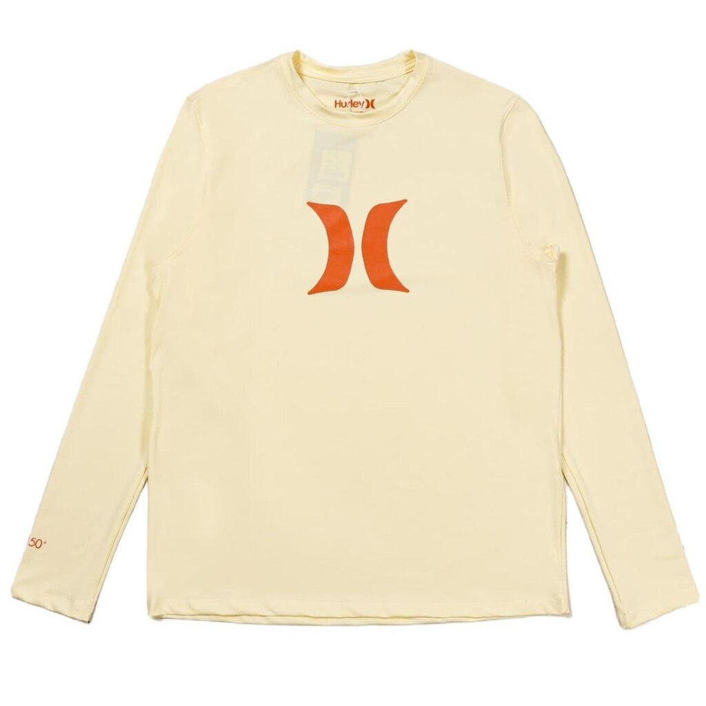 Camiseta Lycra Hurley M/L Icon Amarelo