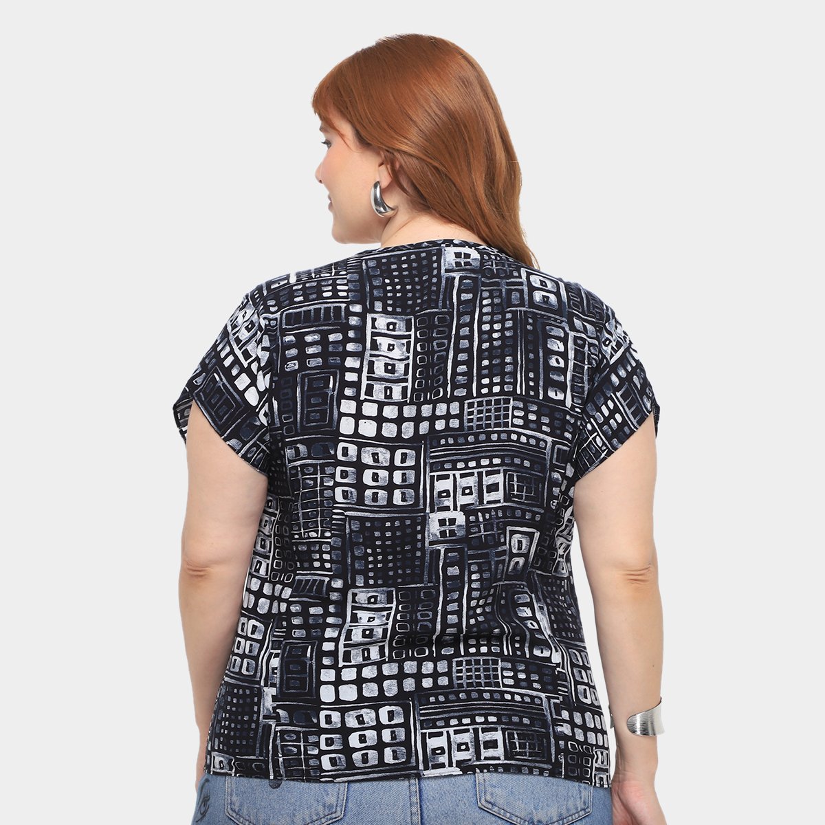 Camiseta Maelle Plus Size feminino 15401 - 1