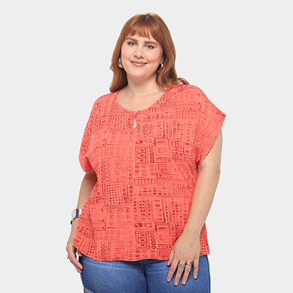 Camiseta Maelle Plus Size feminino 15401 - Feminino
