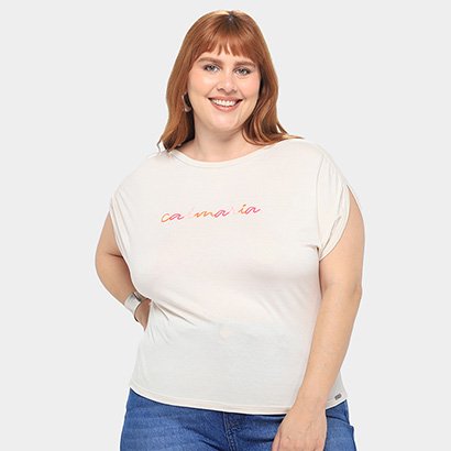 Camiseta Maelle Plus Size feminino 15404 - Feminino