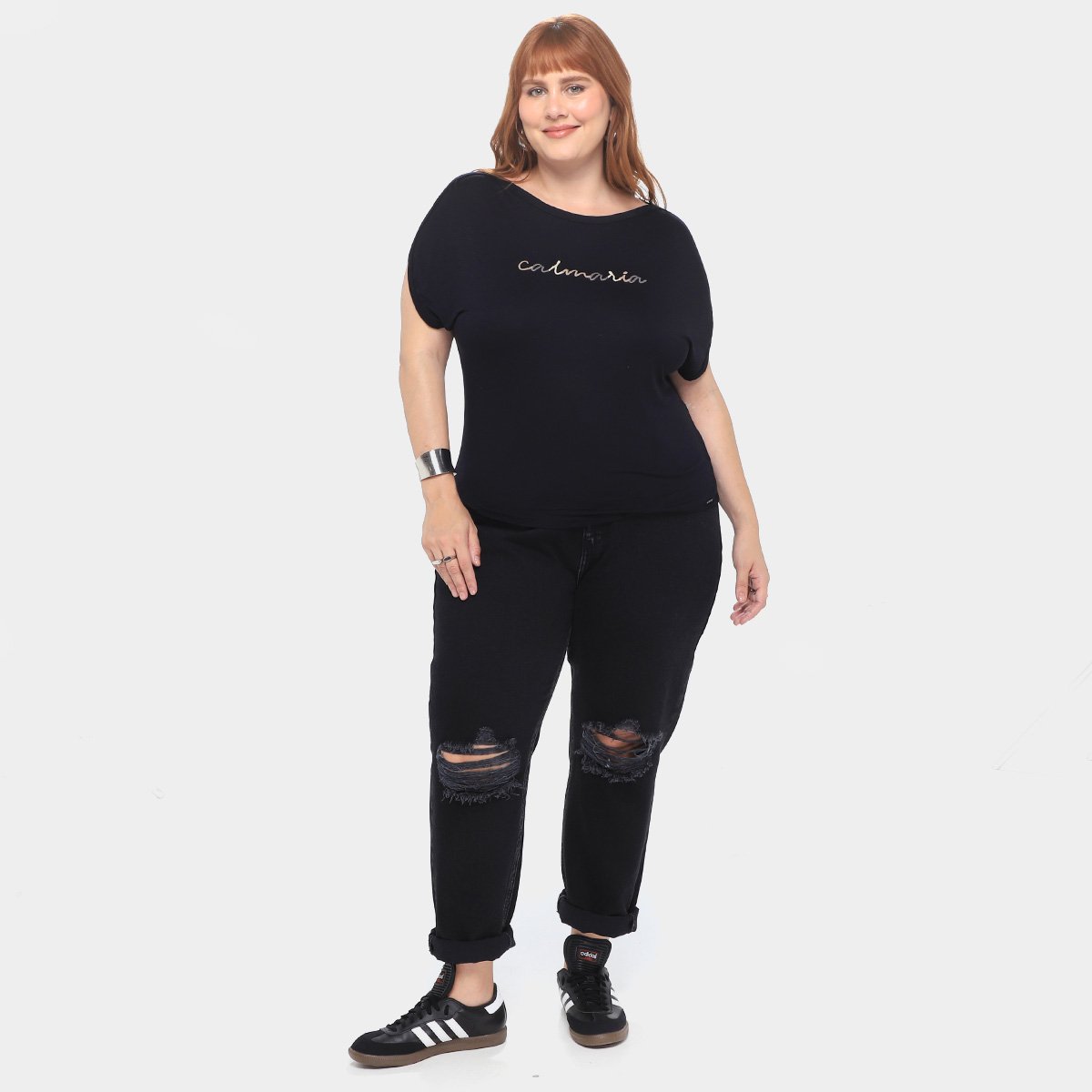 Camiseta Maelle Plus Size feminino 15404 - 3