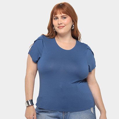 Camiseta Maelle Plus Size feminino 15406 - Feminino