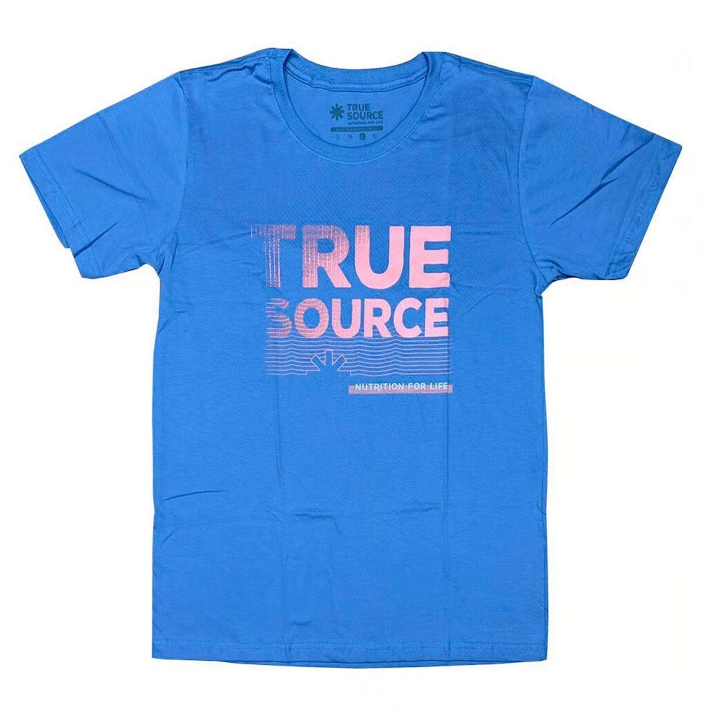 Camiseta Malha - Tamanho M Azul Anil - True Source