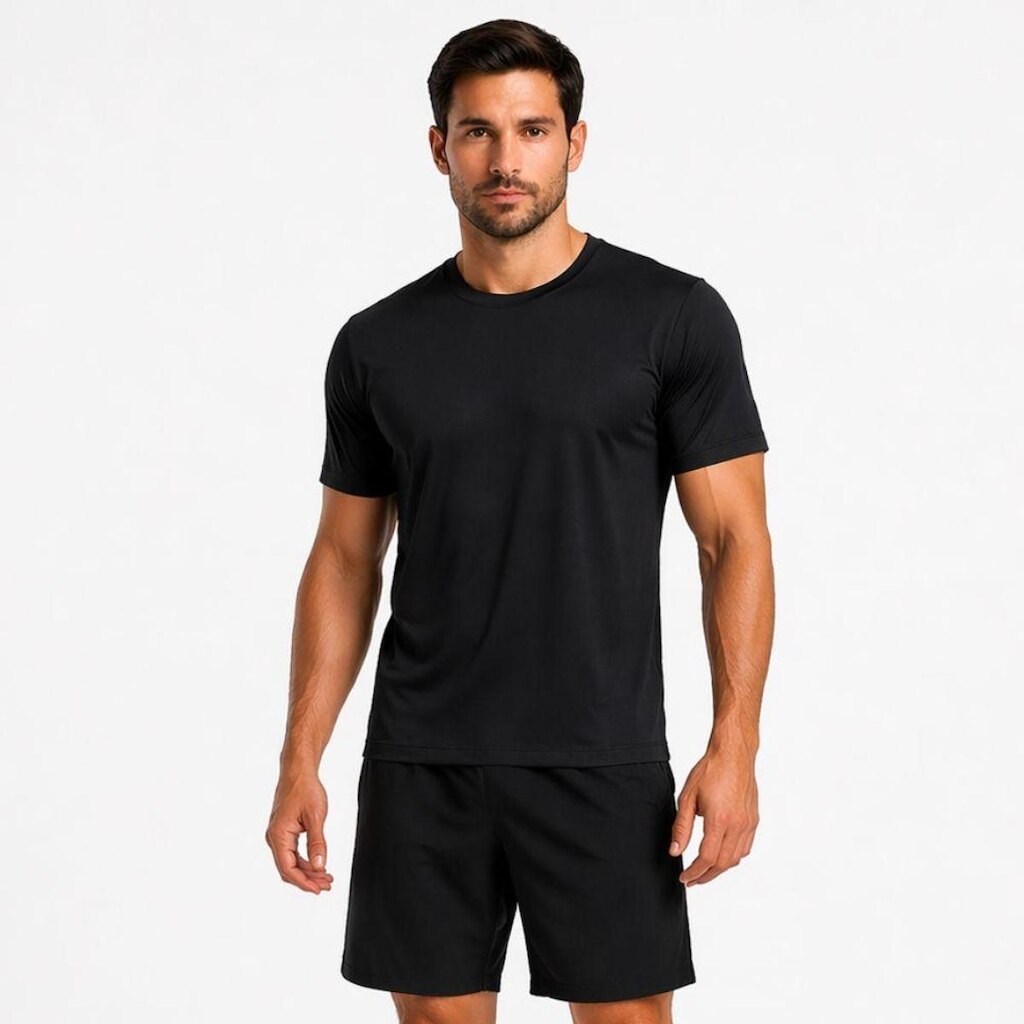 Camiseta Manga Curta Academia Treino Masculina