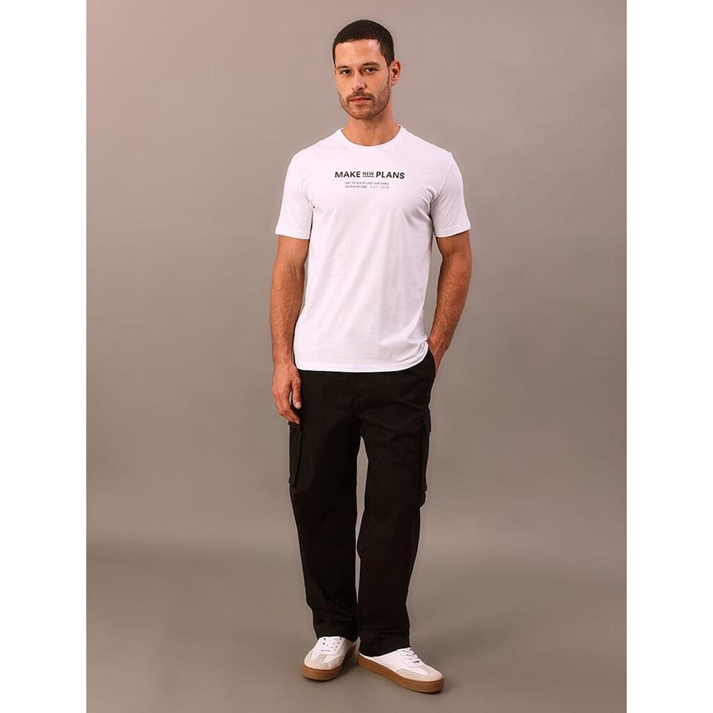 Camiseta Manga Curta Calvin Klein JeansMake New Plans