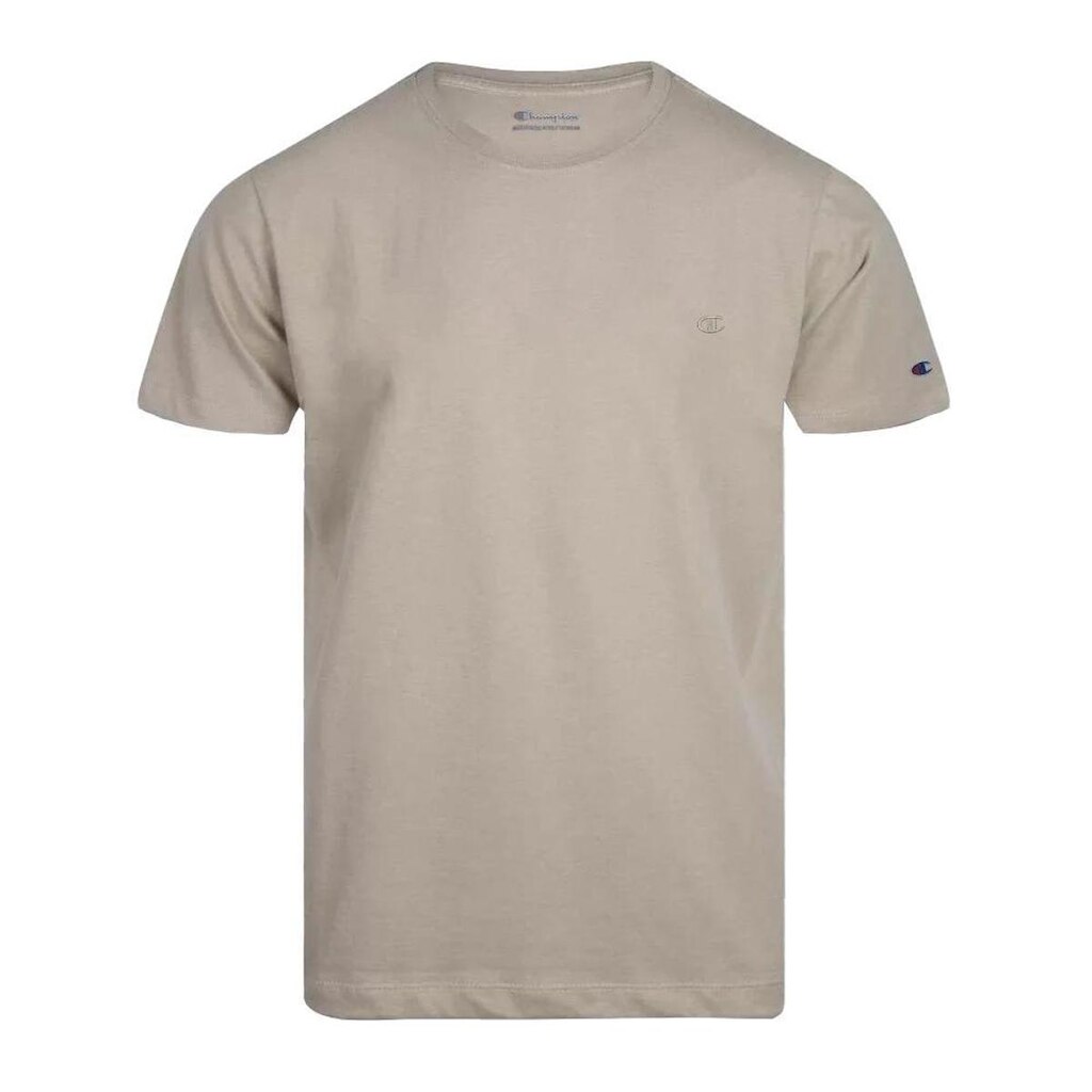 Camiseta Manga Curta Champion Ath Basic C Emb Logo Caqui