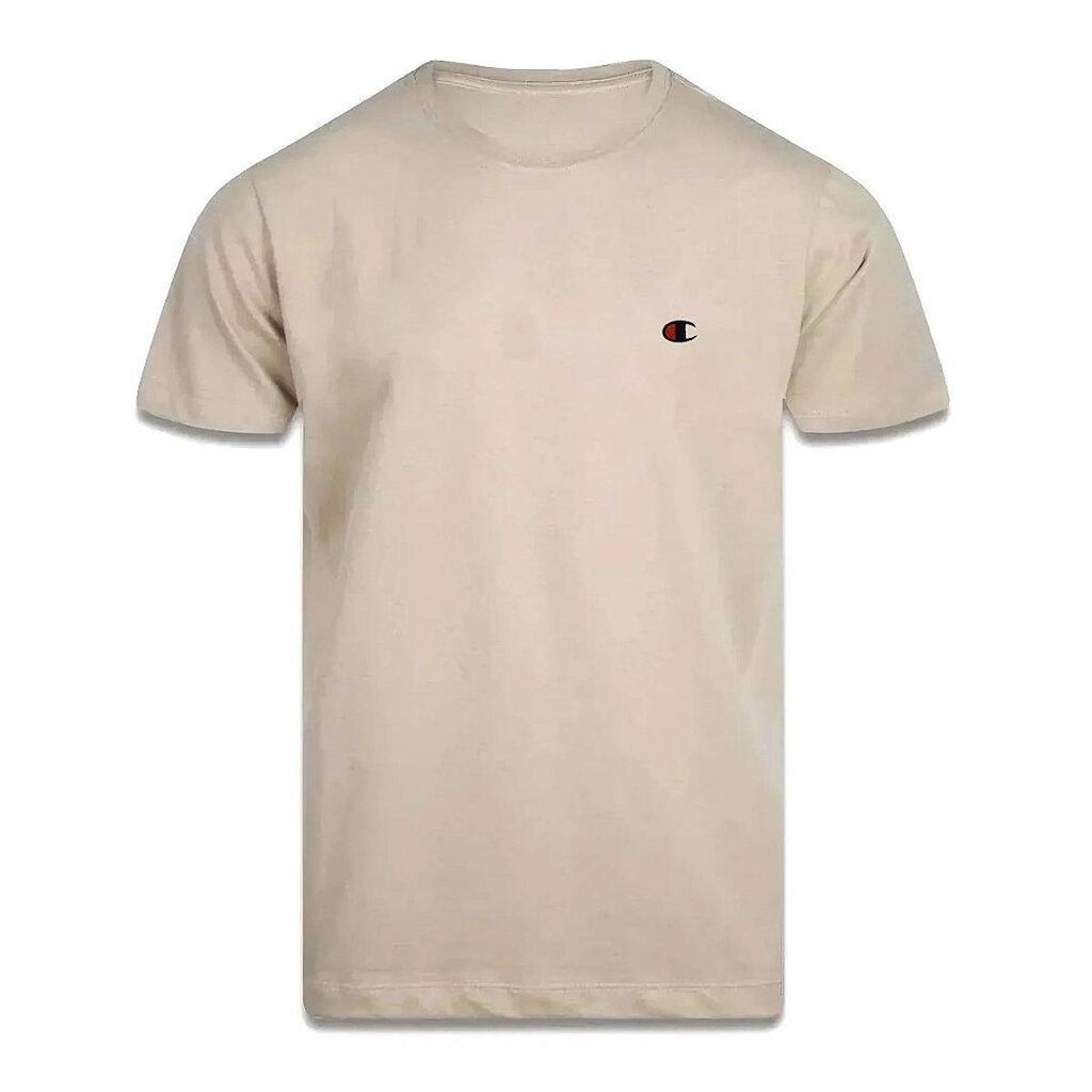 Camiseta Manga Curta Champion Malhão Pes Mc Logo Bege