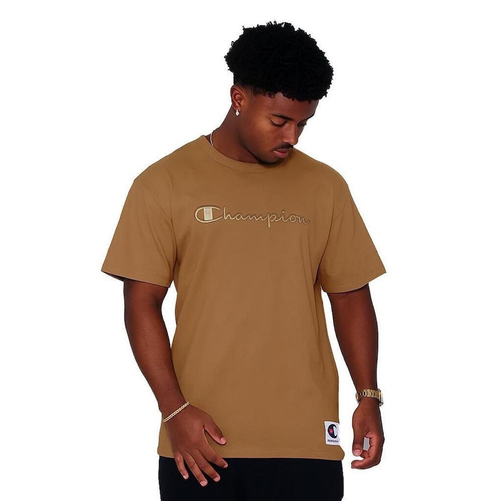 Camiseta Manga Curta Champion Malhão Pes Script