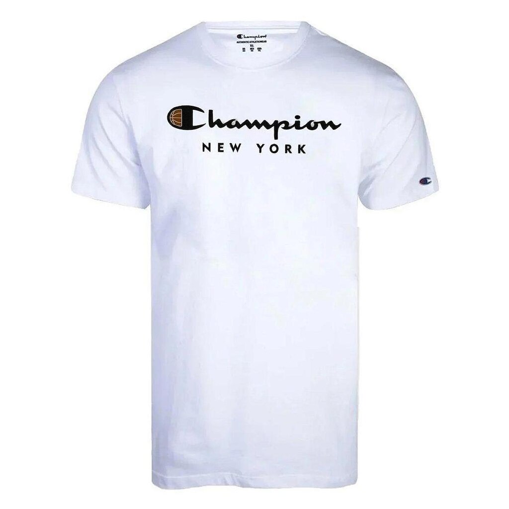 Camiseta Manga Curta Champion Mc Script New York Preto