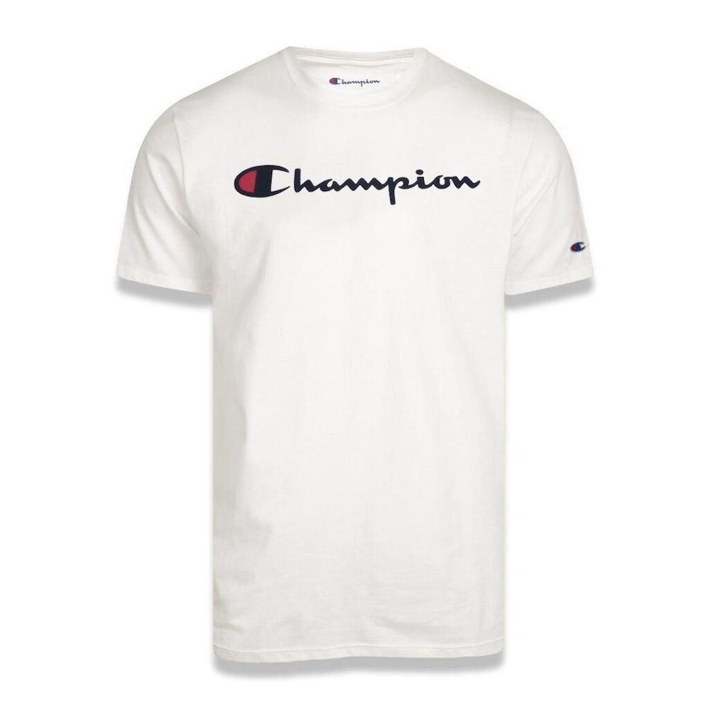Camiseta Manga Curta Champion Script Logo Print