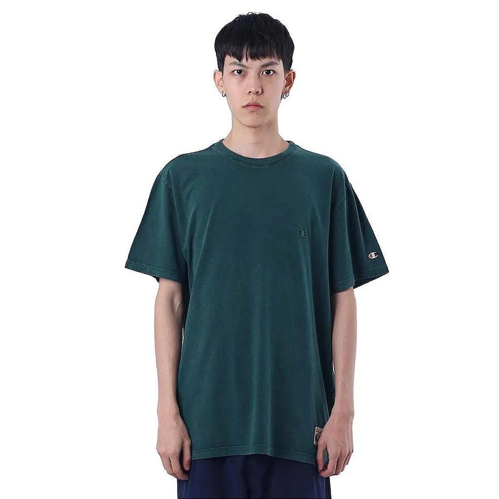 Camiseta Manga Curta Champion Vintage Logo Verde