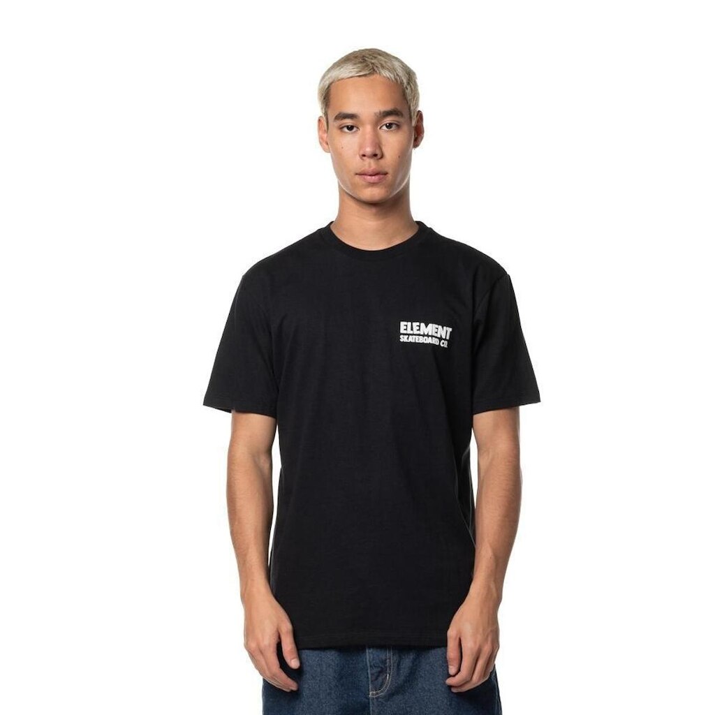 Camiseta Manga Curta Element Never Preta