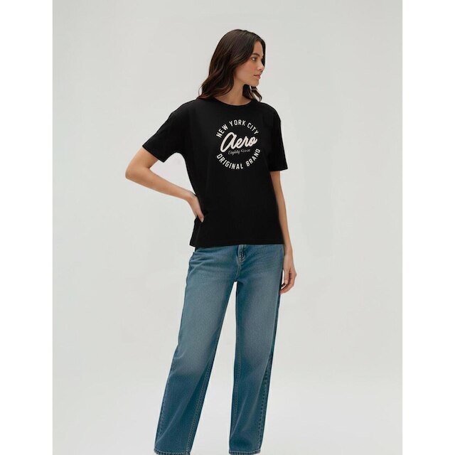 Camiseta Manga Curta Feminina Silkada Aéropostale