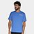 Camiseta Manga Curta Lacoste Casual Masculina - Azul+Branco