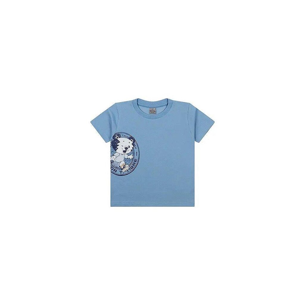 Camiseta Manga Curta Tigor T Tigre New Fun Baby