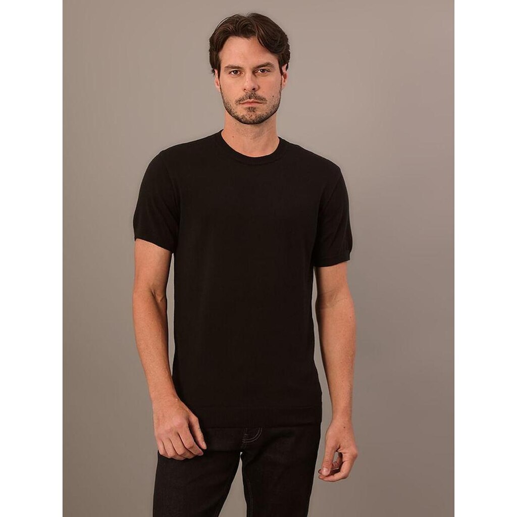 Camiseta Manga CurtaTricô