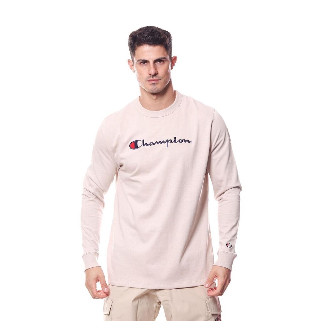 Camiseta Manga Longa Champion Embroidery