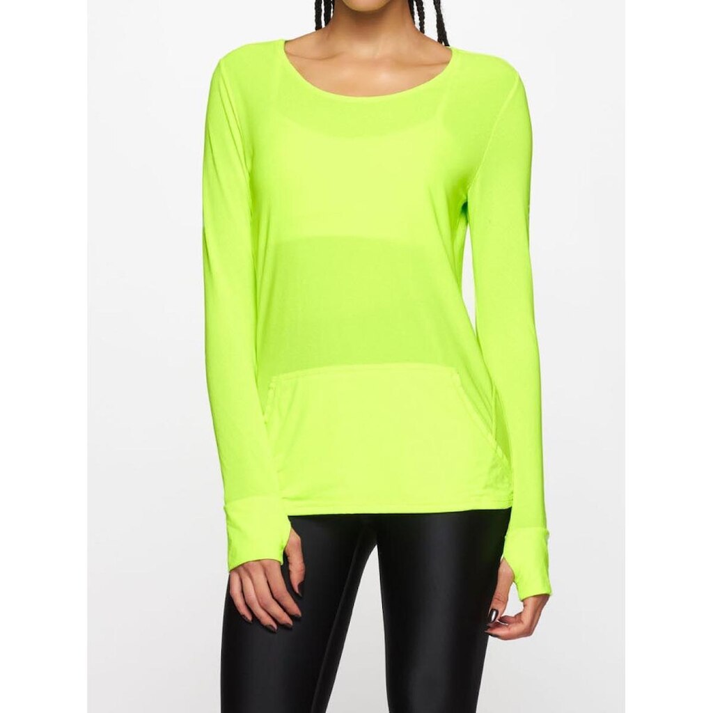 Camiseta Manga Longa Com Bolso Essentials