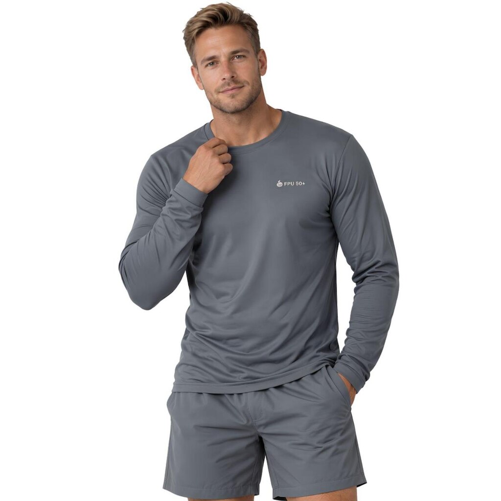Camiseta Manga Longa Com Proteção UV FPS50