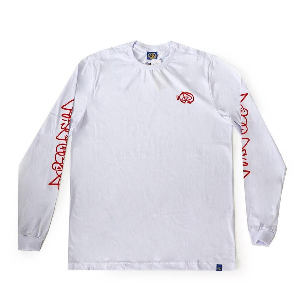 Camiseta Manga Longa Drop Dead Drawer - Branco