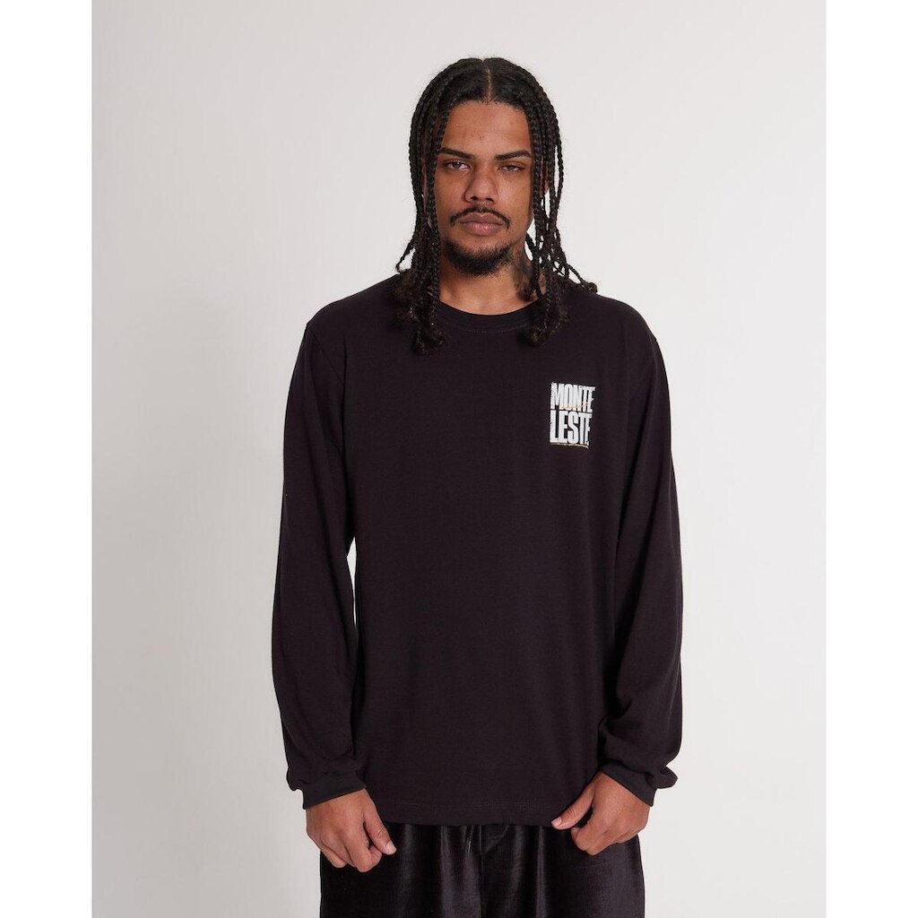 Camiseta Manga Longa Estampada