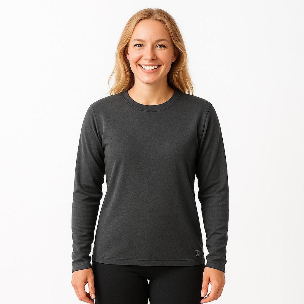 Camiseta Manga Longa Feminina UV Cinza Fera Print