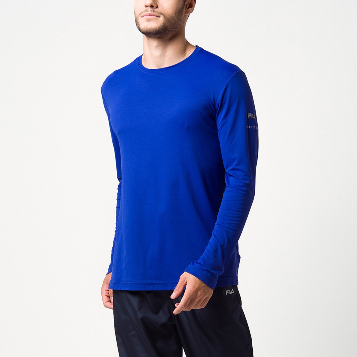 camisa uv azul royal