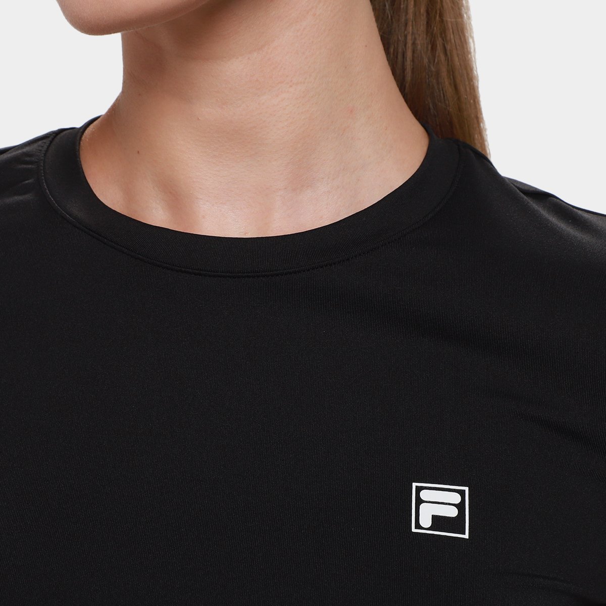Camiseta Manga Longa Fila Essential Feminina - 2