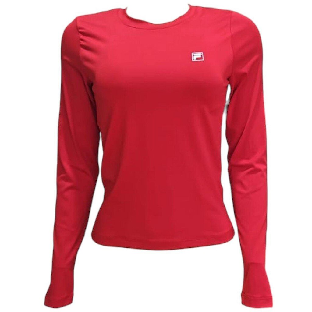 Camiseta Manga Longa Fila Essential Feminina
