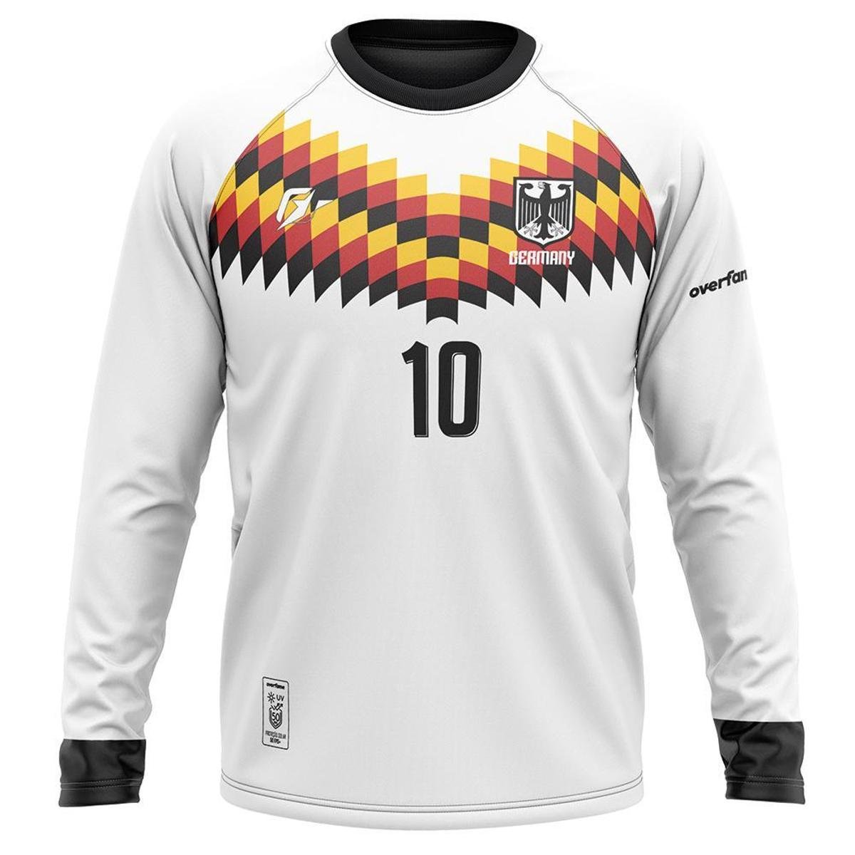 Camiseta Manga Longa Filtro UV Alemanha Retrô 1994 é ruim? Camiseta Manga Longa Filtro UV Alemanha Retrô 1994 é boa?