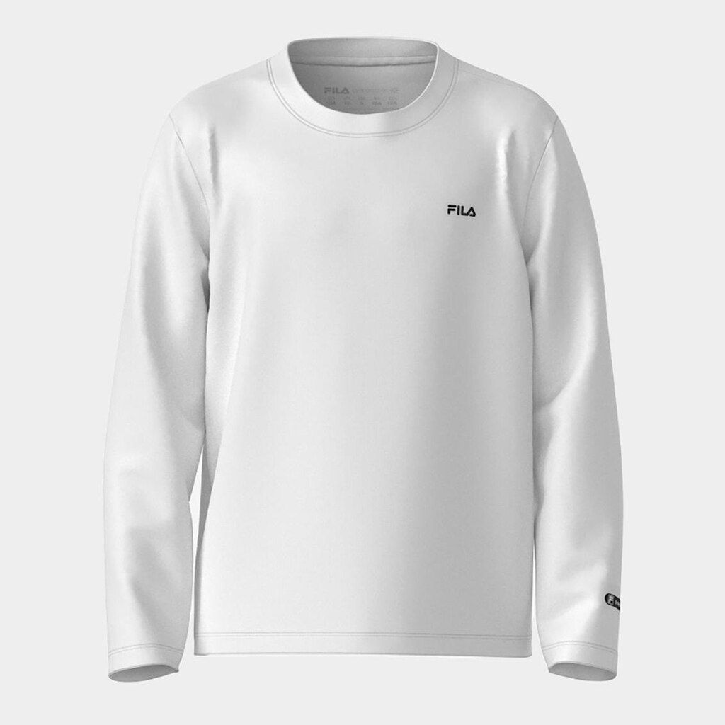 Camiseta Manga Longa Infantil Fila Basic