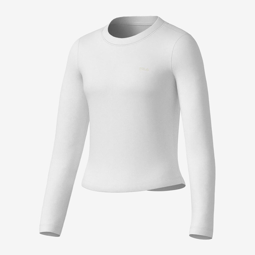 Camiseta Manga Longa Infantil Fila Basic Menina