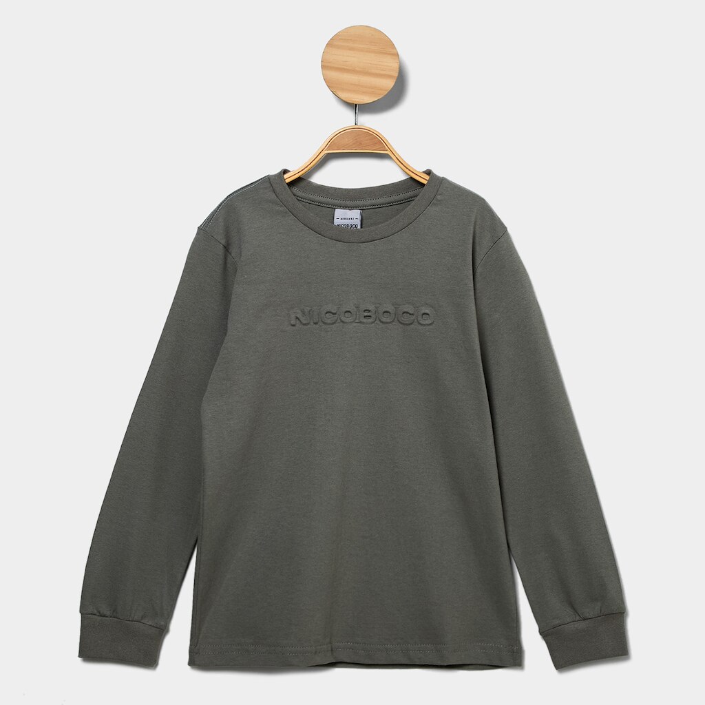 Camiseta Manga Longa Infantil Nicoboco Rhythm