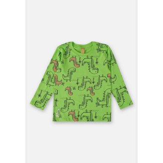 Camiseta Manga Longa Infantil para Meninos Up Baby