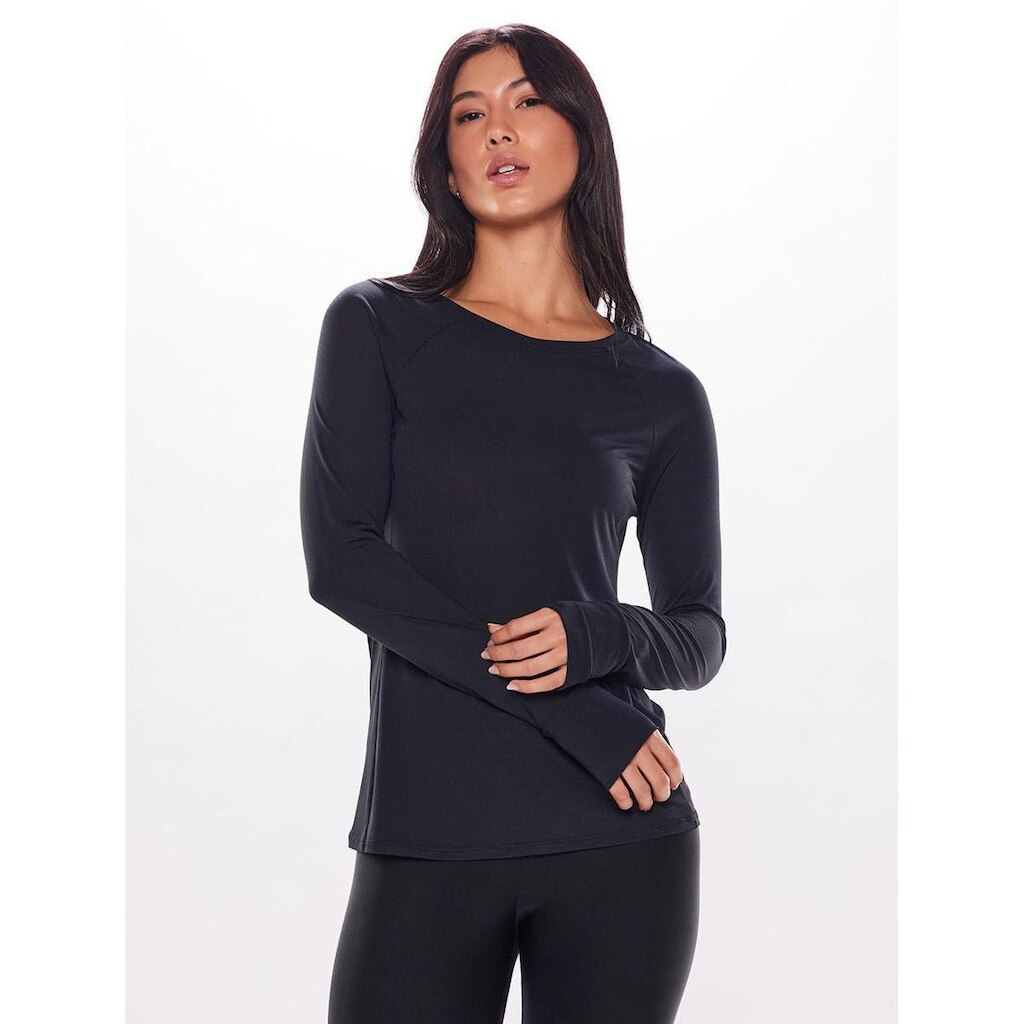 Camiseta Manga Longa Lisa Essentials