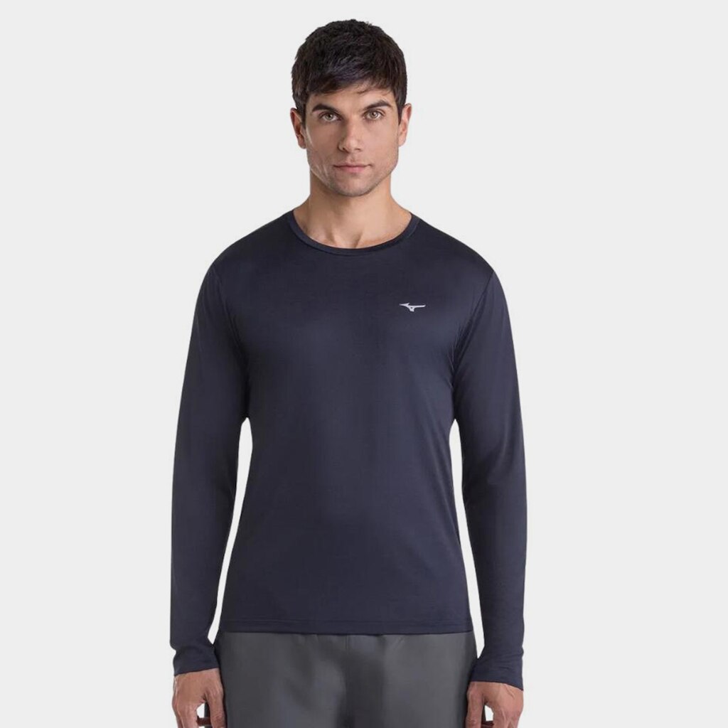 Camiseta Manga Longa Mizuno Nirvana Masculina