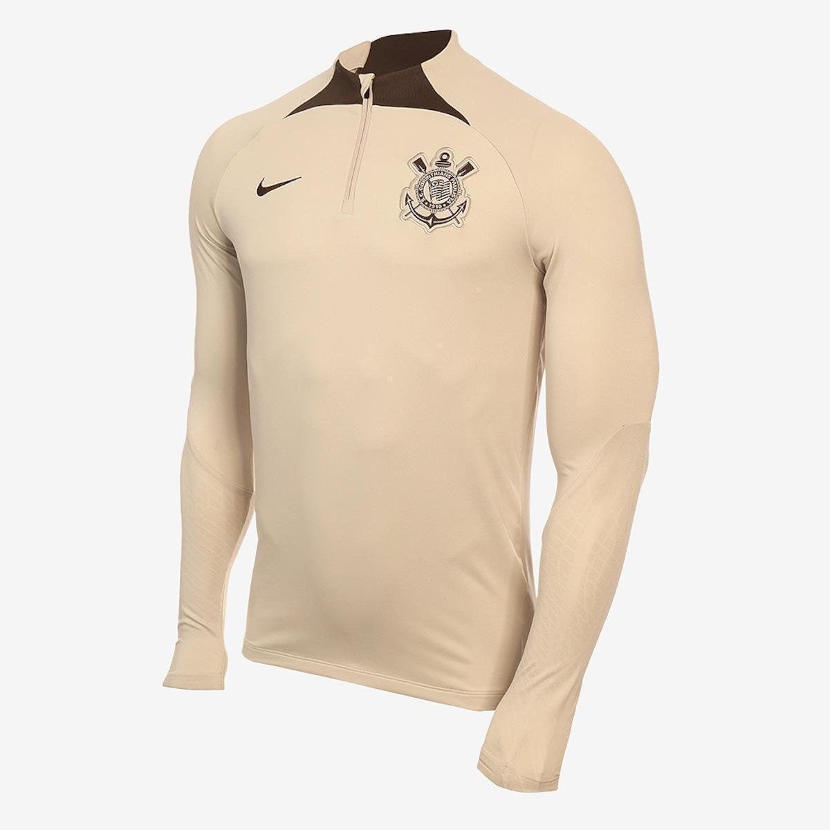 Camiseta Manga Longa Nike Corinthians Treino 2024 Strike Masculina Menor preço em Camiseta Manga Longa Nike Corinthians Treino 2024 Strike Masculina