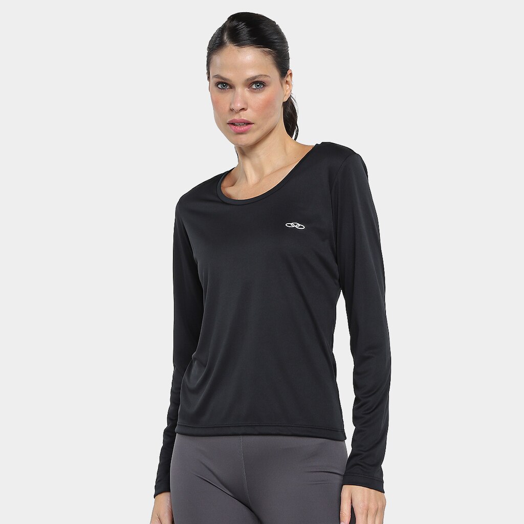 Camiseta Manga Longa Olympikus Essential Feminina
