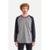 Camiseta Manga Longa Raglan Basica Reserva - Cinza+Chumbo