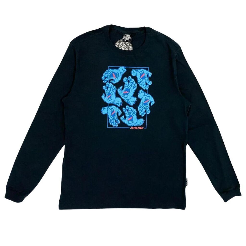 Camiseta Manga Longa Santa Cruz Crowd Hand LS