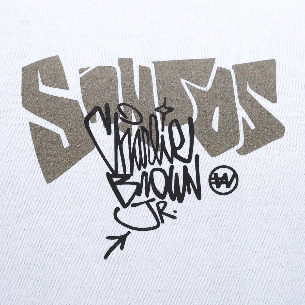 Camiseta Manga Longa Santos Fish Drip Masculina - 2