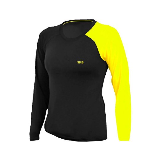 Camiseta Manga Longa Segunda Pele Térmica Tecido Termodry Com Proteção UV - Preto+Amarelo é ruim? Camiseta Manga Longa Segunda Pele Térmica Tecido Termodry Com Proteção UV - Preto+Amarelo é boa?