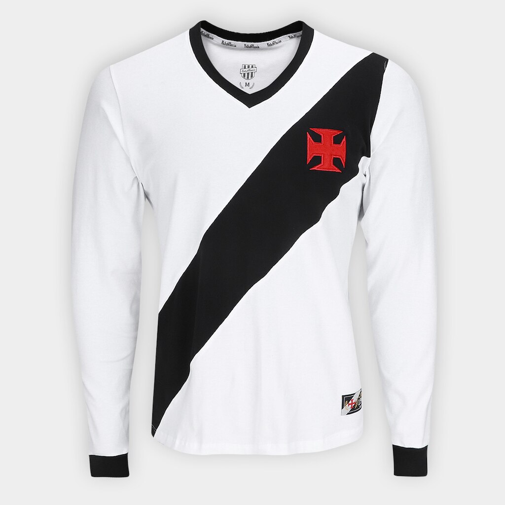 Camiseta Manga Longa Vasco 1948 Retrômania Masculina
